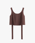 Linen Cropped Tank
