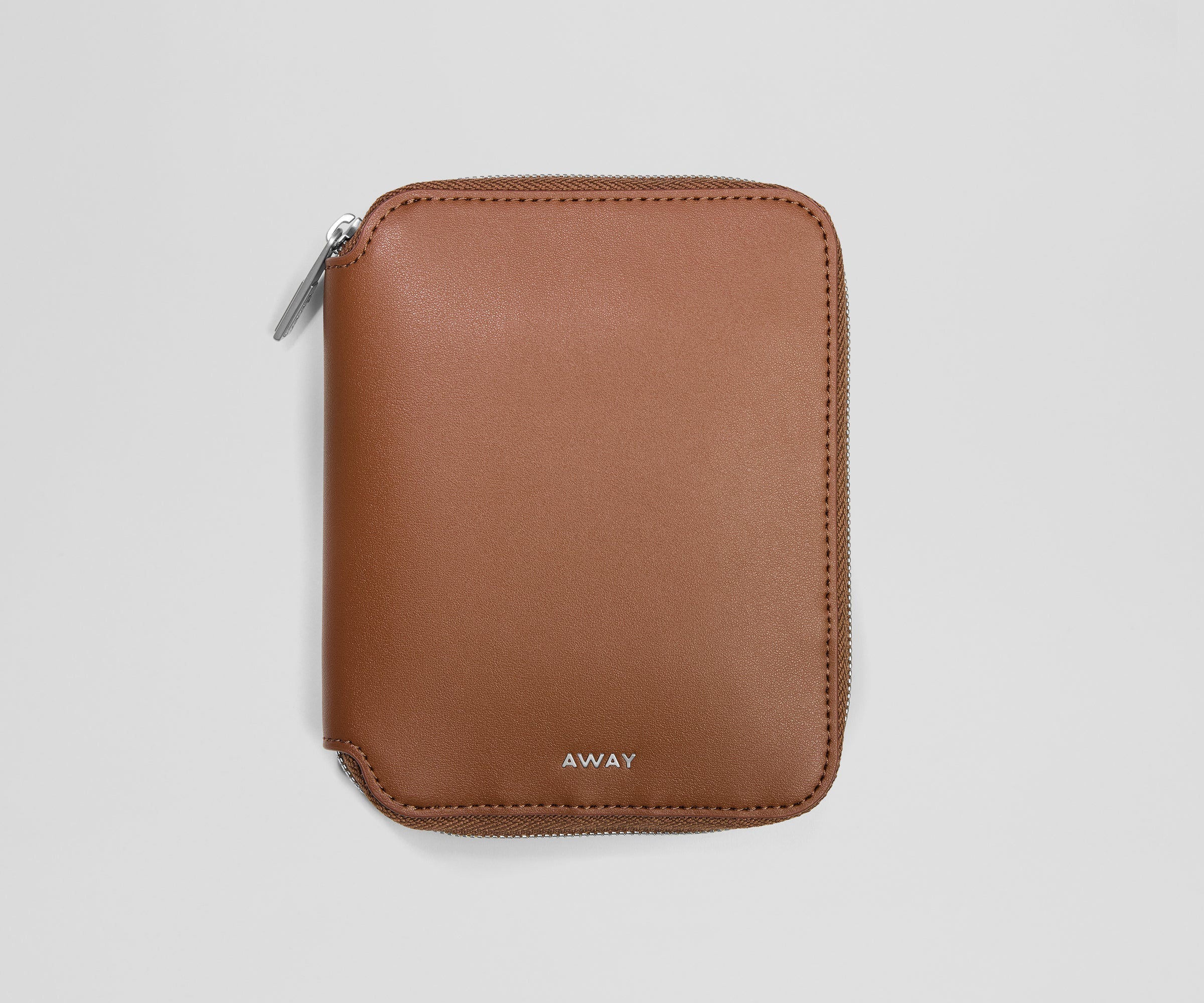 Slim Jewelry Organizer in Saddle Brown