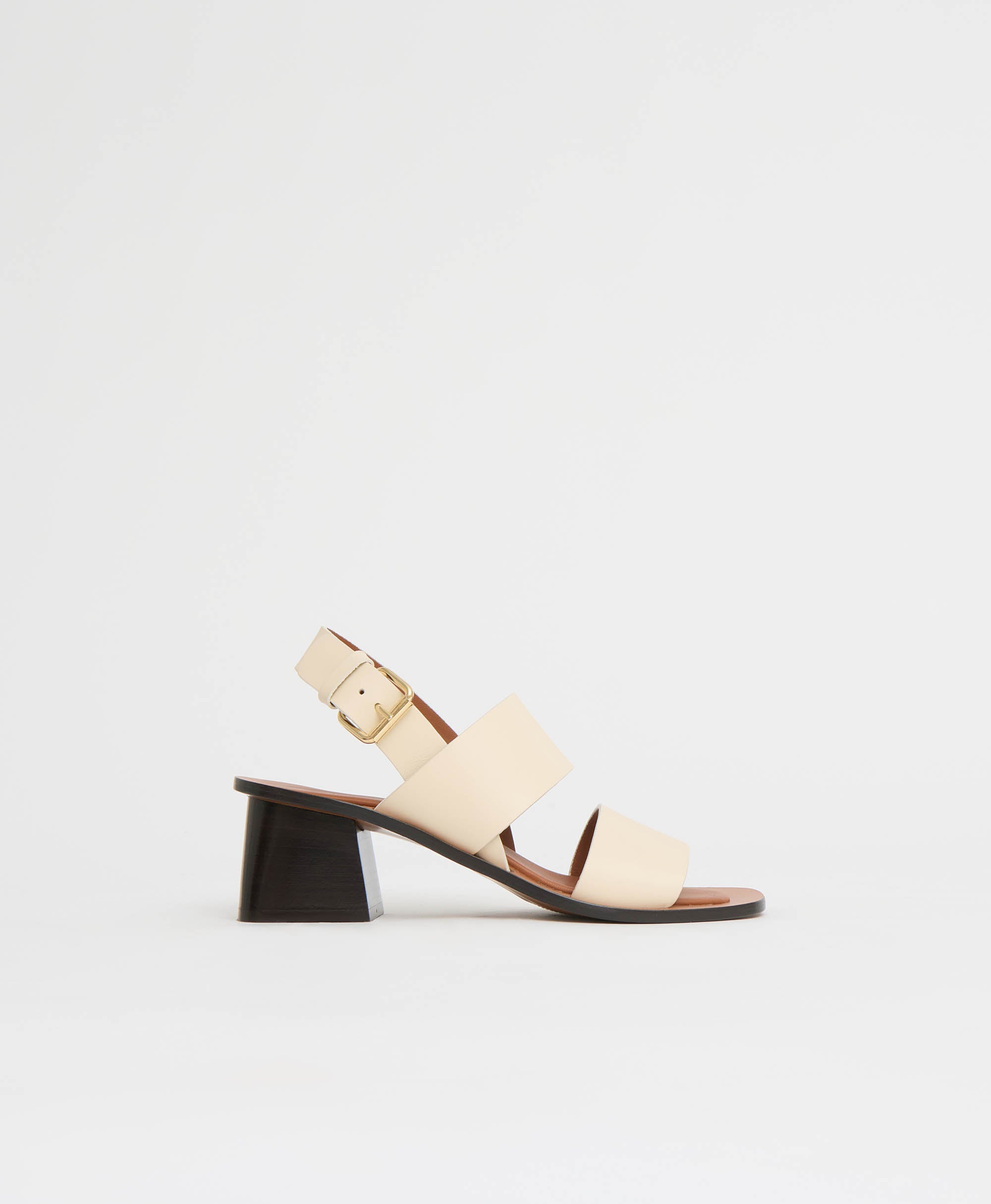 Double Strap Heeled Sandal - Jasmine