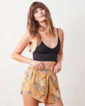 Bagheera - Eco Satin Sweet Dreams Shorts - Tobacco
