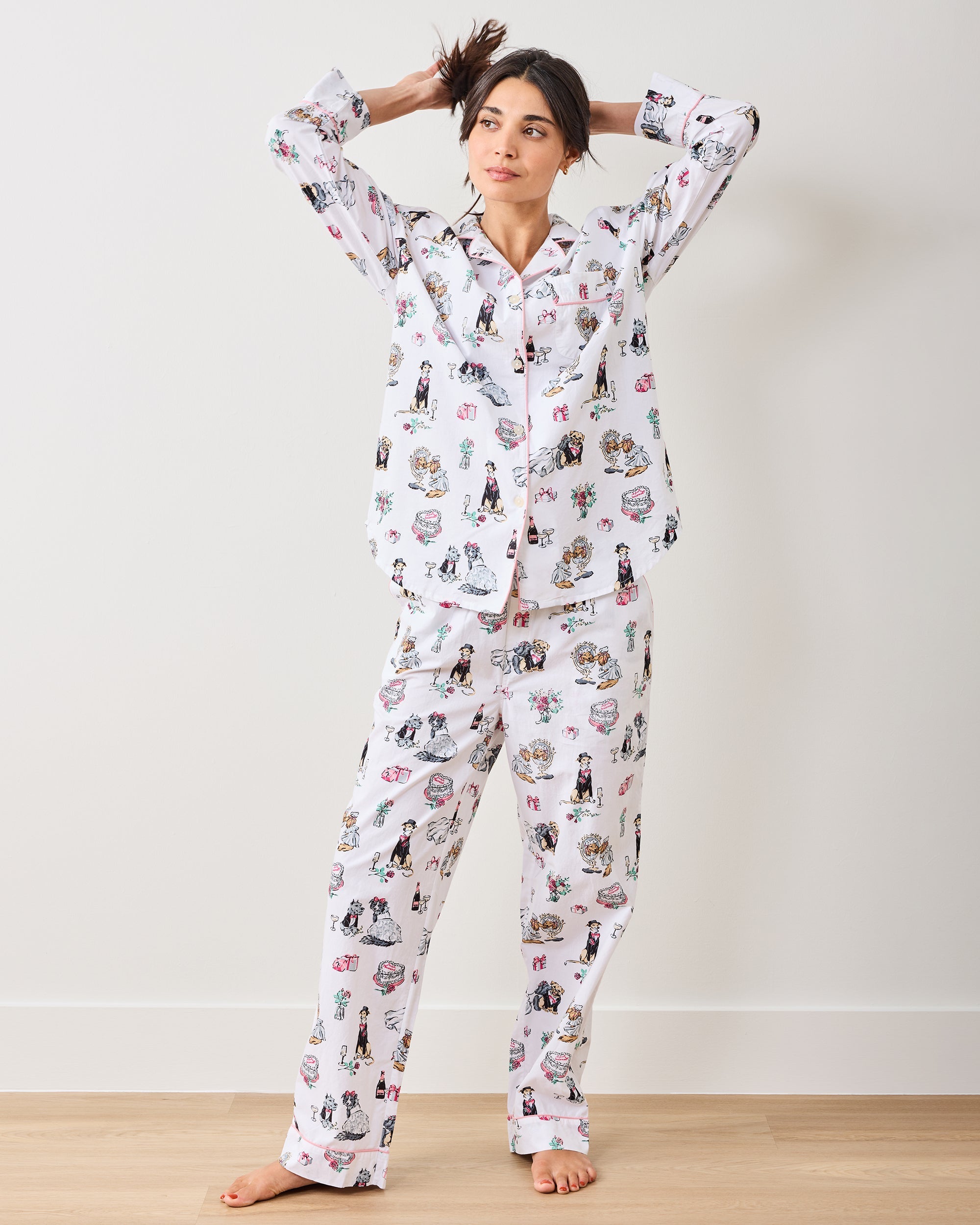 Fur Ever Yours - Tall Long PJ Set - Cloud