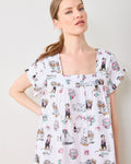 Fur Ever Yours - Pintuck Nightgown - Cloud