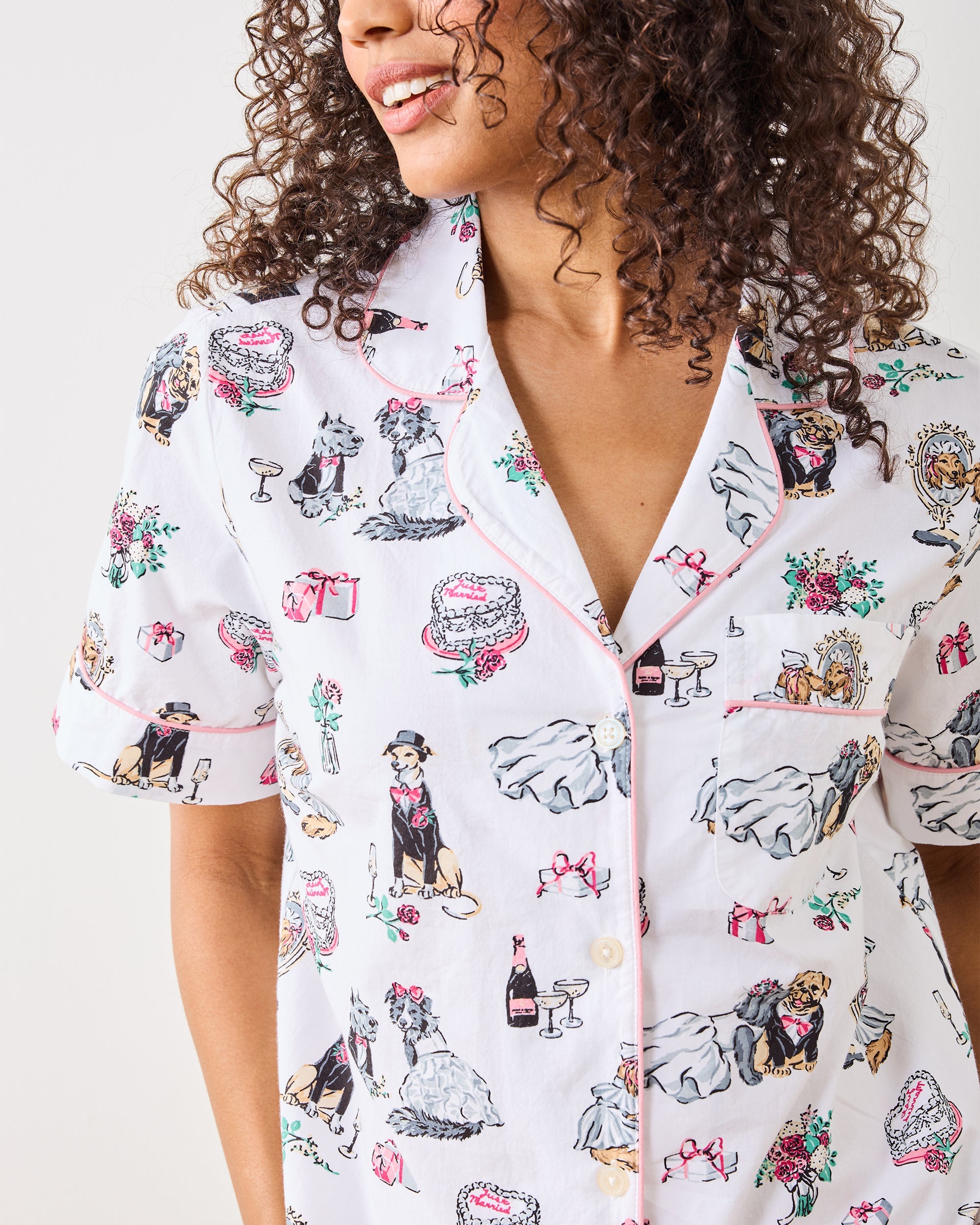 Fur Ever Yours - Short PJ Set - Cloud