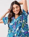 Must Love Dogs - Short PJ Set - Indigo