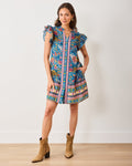 Tibetan Tigress - La Grange Dress - Blue Ridge