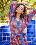 Palace Paisley - Maggie Dress - Paprika