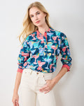 Christmas Cocktails - Basic Bliss Blouse - Navy