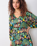 Partridge In A Pear Tree - Ophelia Dress - Ink