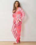 Taffy Stripes - Tall Long PJ Set - Peppermint Swirl