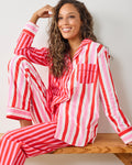 Taffy Stripes - Long PJ Set - Peppermint Swirl