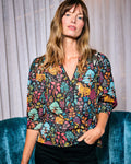 Garden Managerie - Juno Blouse - Ink