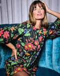 Moonlit Botanical - Blair Dress - Ink