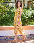 Paisley Petals - Morgan Dress - Chamomile Glow
