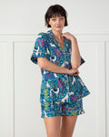 Must Love Dogs - Petite Short PJ Set - Indigo