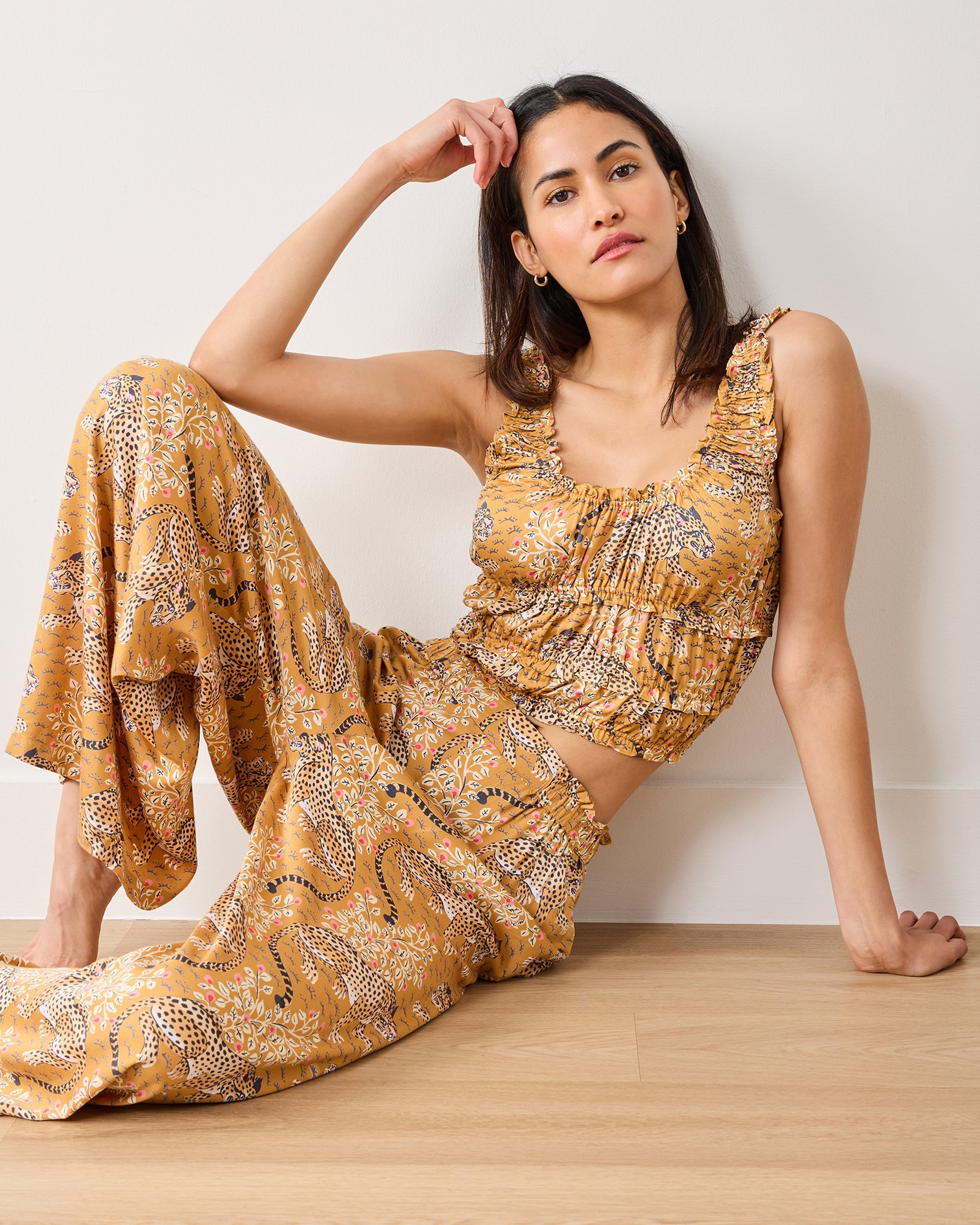 Bagheera - Tall Eco Satin Sadie Set - Tobacco
