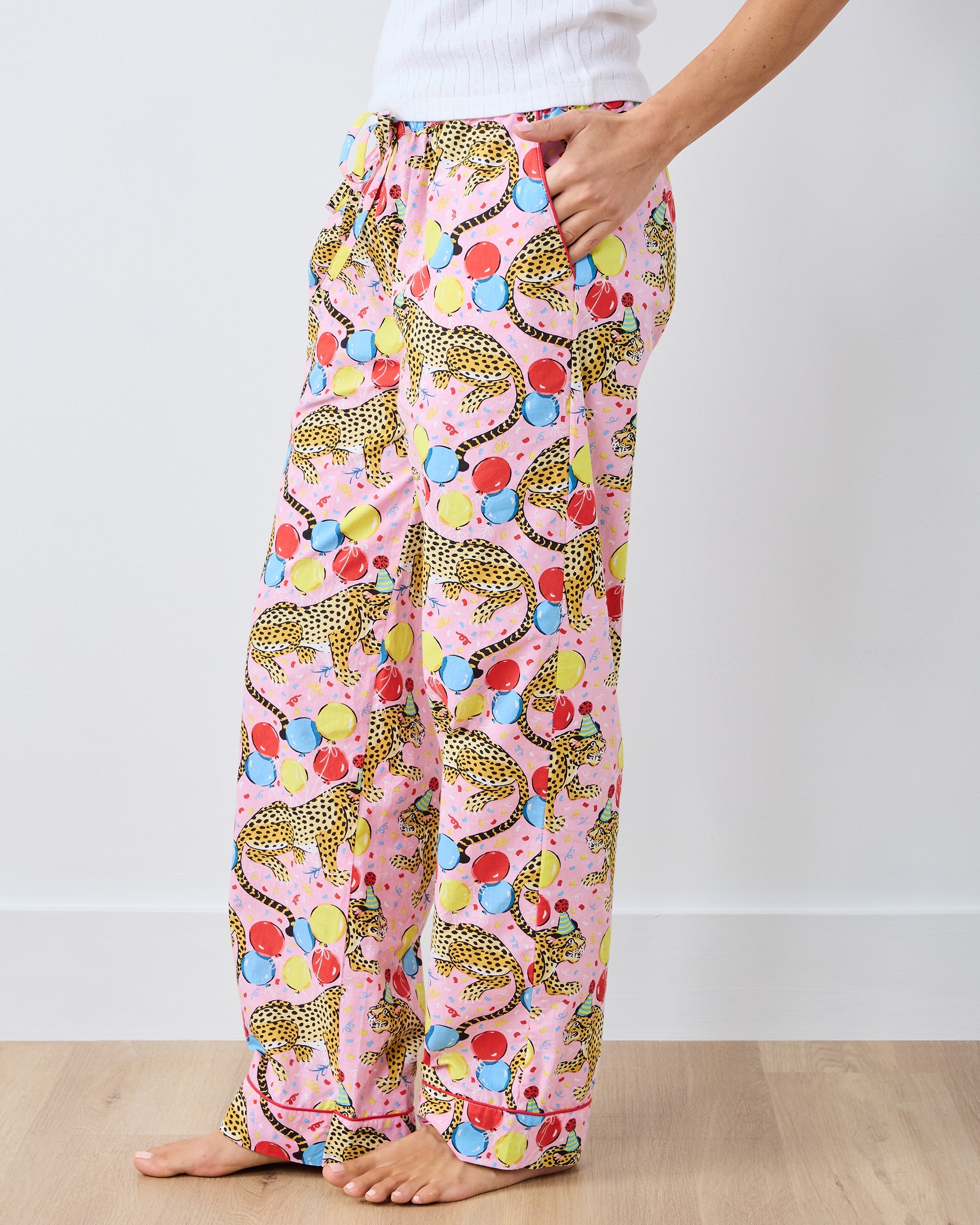 Birthday Bagheera - PJ Pant - Pink Confetti