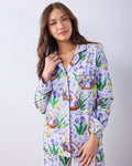 Egg Hunt - Long PJ Set - Dusty Lilac