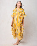 Paisley Petals - Harbor Caftan - Chamomile Glow