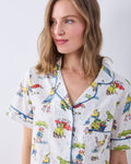 Spring Showers - Short PJ Set - Rain Cloud