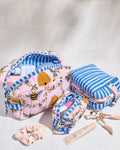 Sweet Bee - Three's Best Pouch Set - Pink Petal