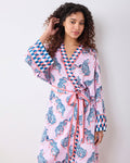 Tiger Queen - Eco Satin Robe - Blush & Bashful