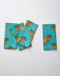 Bagheera - Dinner Napkins Set Of 4 - Turquoise