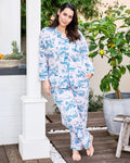 Mermaid Toile - Tall Long PJ Set - Blush