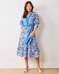 Palm Tree Paradise - Gabriela Dress - Lilac Escape