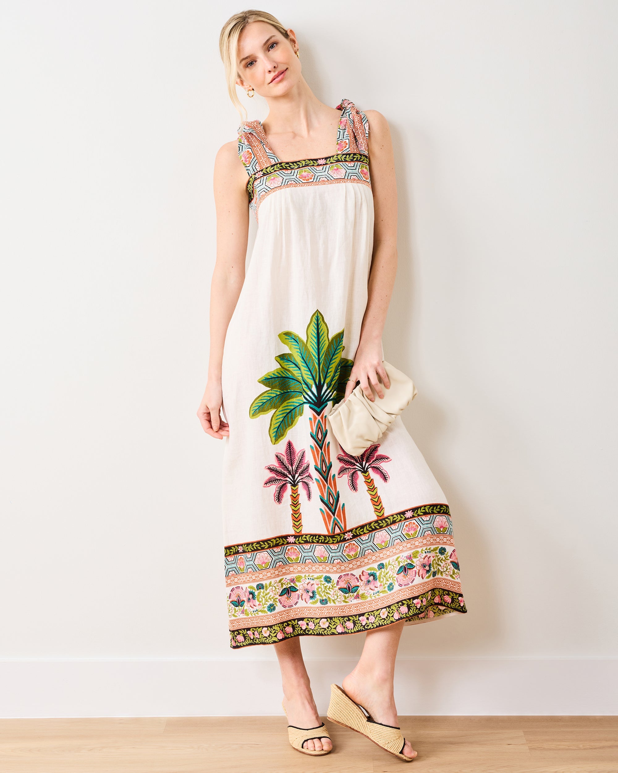 Playa Palms - Sugar Sand Dress - Off White