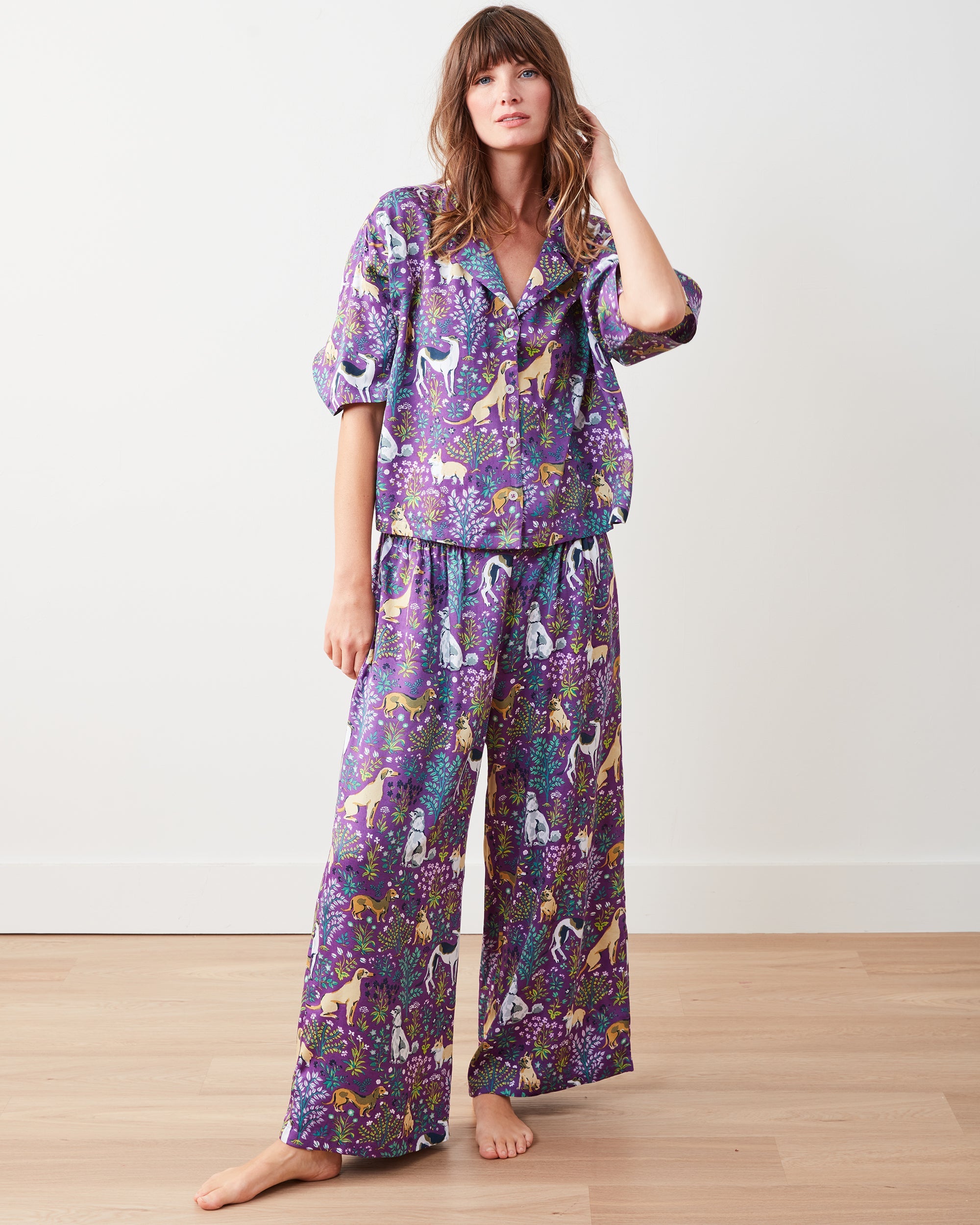 Must Love Dogs - Petite Eco Satin Wildest Dreams Set - Amethyst