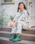 Spring Showers - Long PJ Set - Rain Cloud