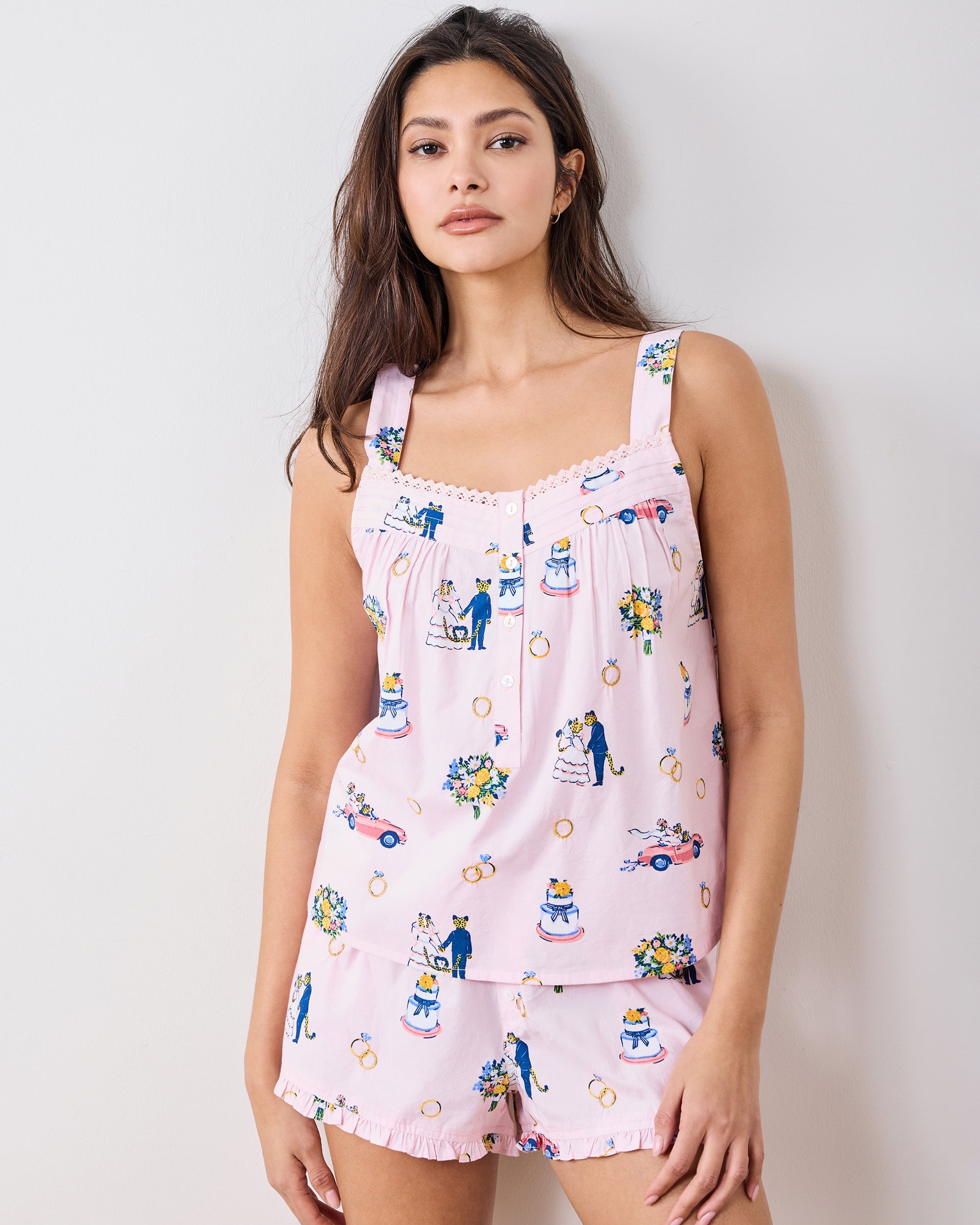 Happily Ever After - Back to Bed Short Set - Blush