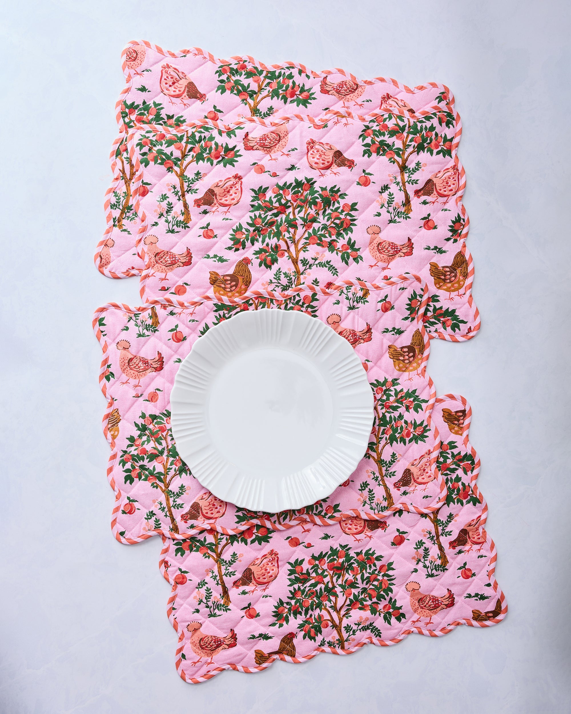 Hen House - Placemats Set Of 4 - Ballet Pink