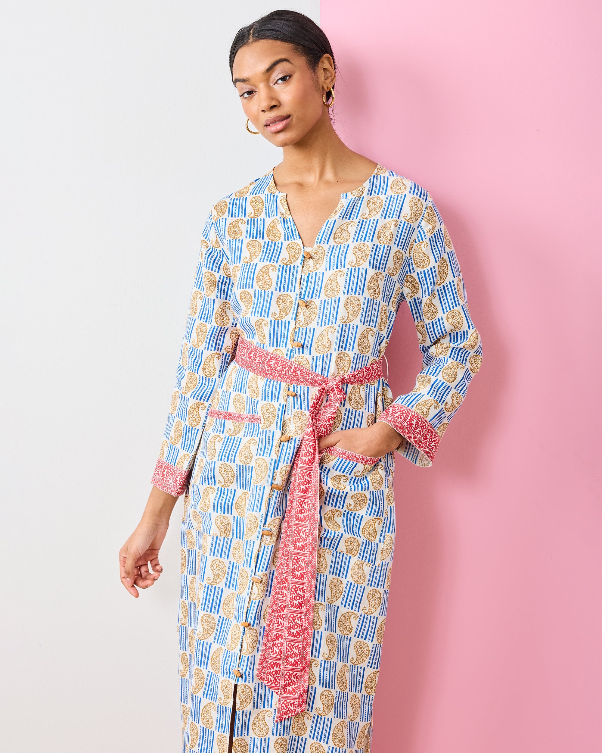 PF + Pencil & Paper Co. Island Paisley - Exuma Dress - Ivory