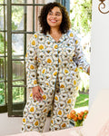 Sweet Bee - Petite Long PJ Set - Cream