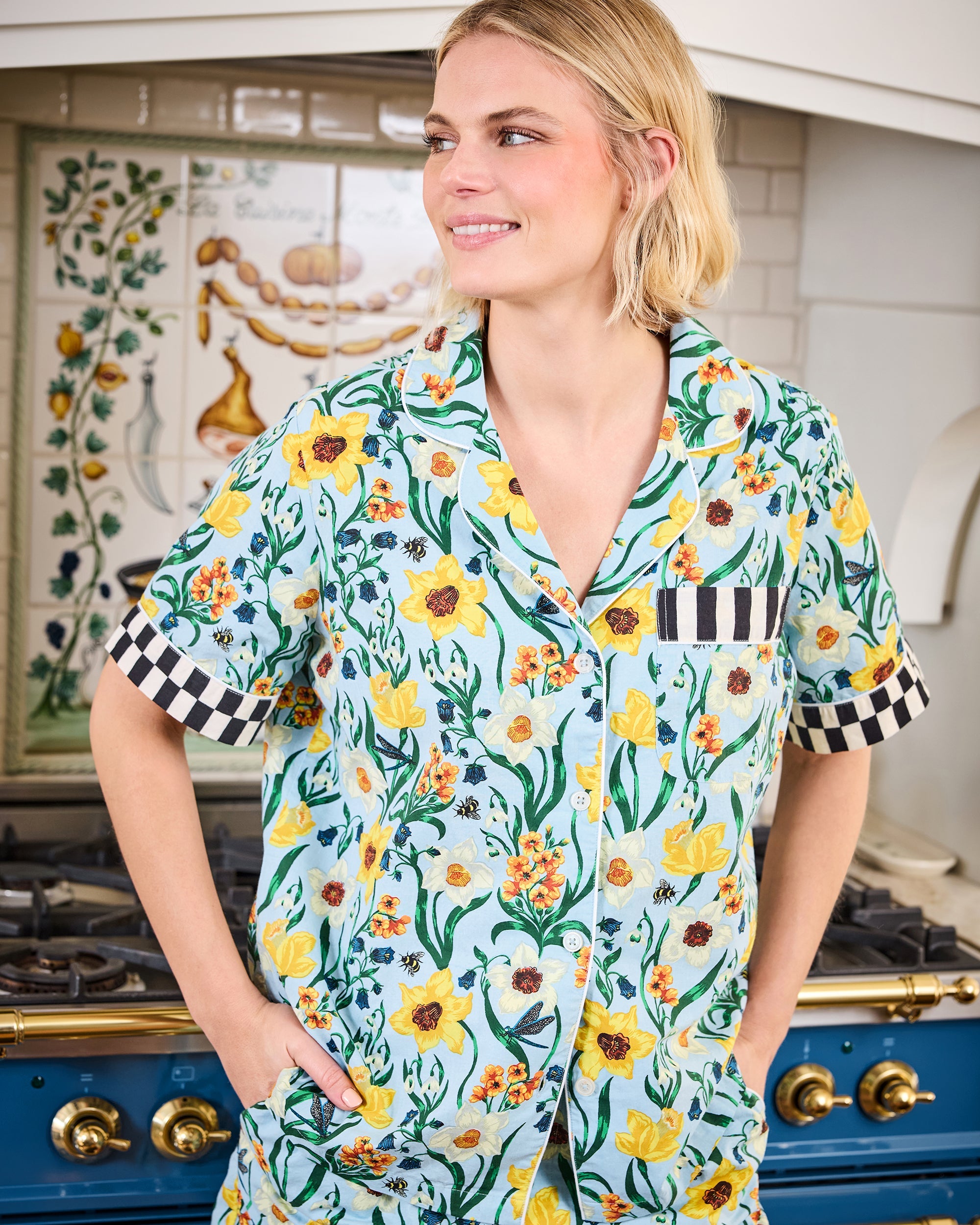 Dreamy Daffodil - Short PJ Set - Moonwater