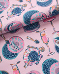 Champagne & Caviar - Peel & Stick Wallpaper - Pink