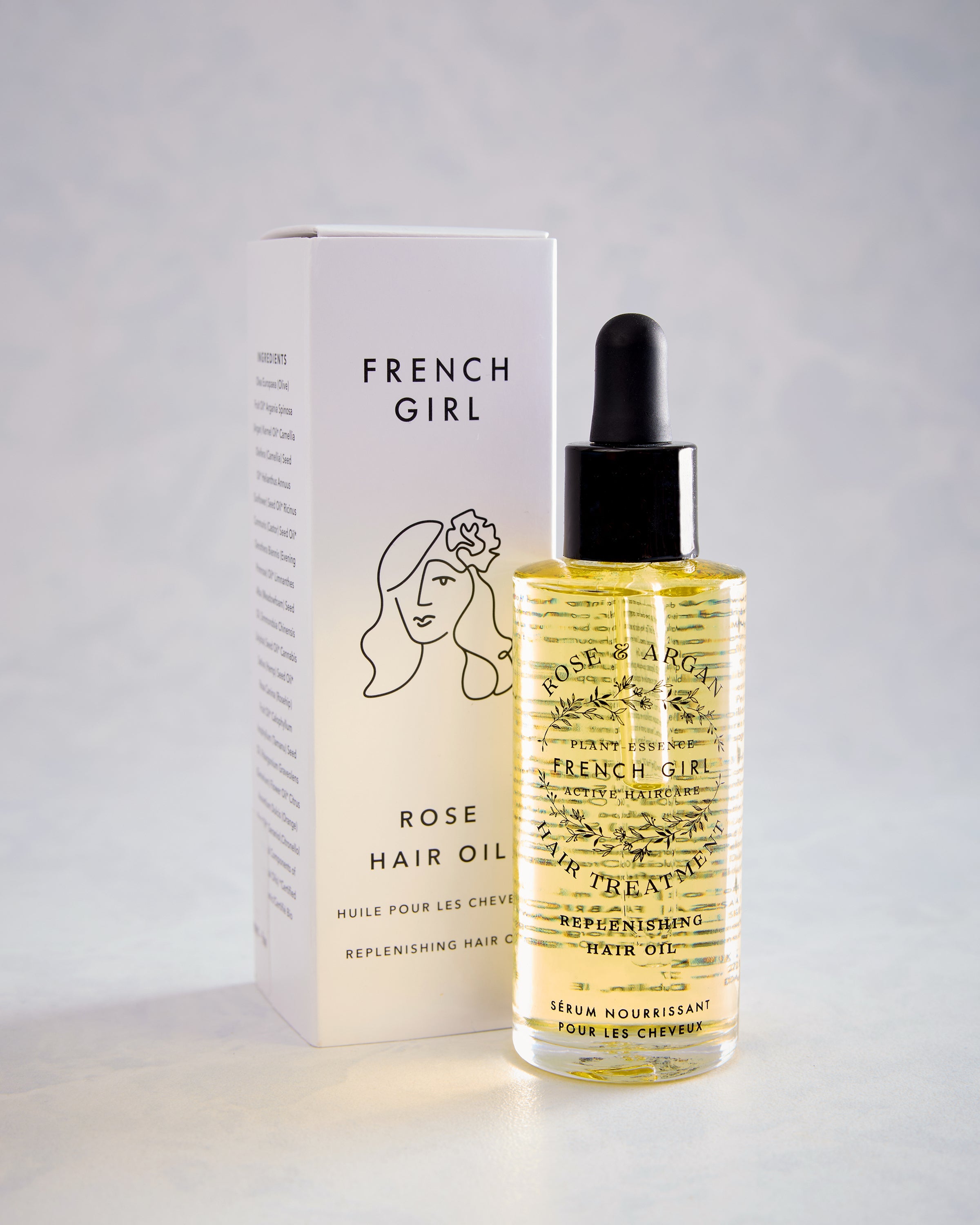 Rose - Organic Hydrating Rose Hair Oil Treatment - French Girl