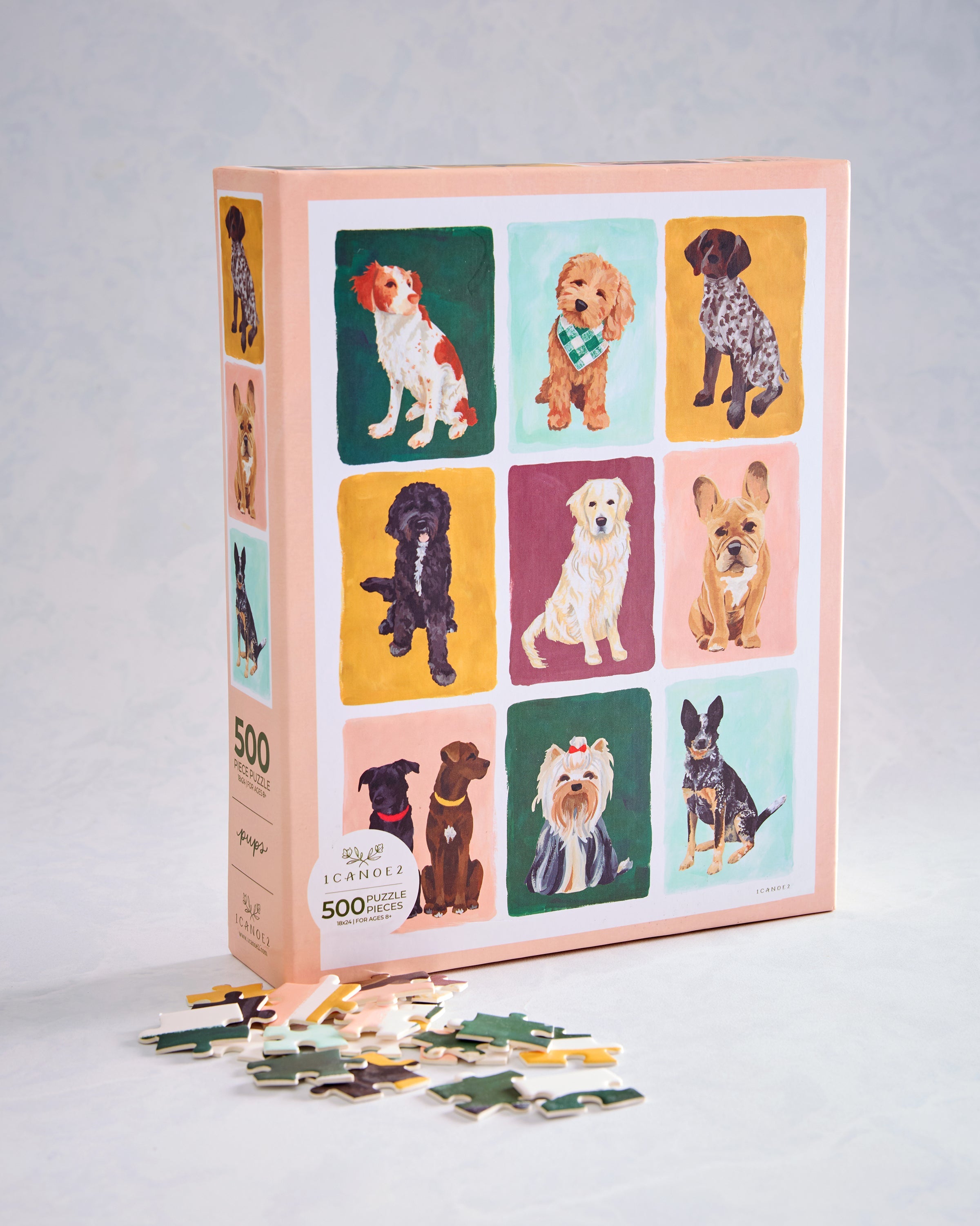 Dogs Combo - Furry Friends Dogs Grid Puzzle - 1Canoe2