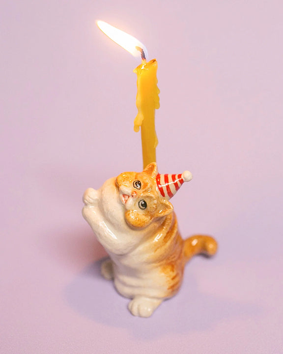 Multi - Camp Hollow Cat Birthday Cake Topper - Camp Hollow