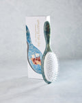 Blue Combo - Hand Painted Horse Amazing Hair Day Brush - Solar Eclipse