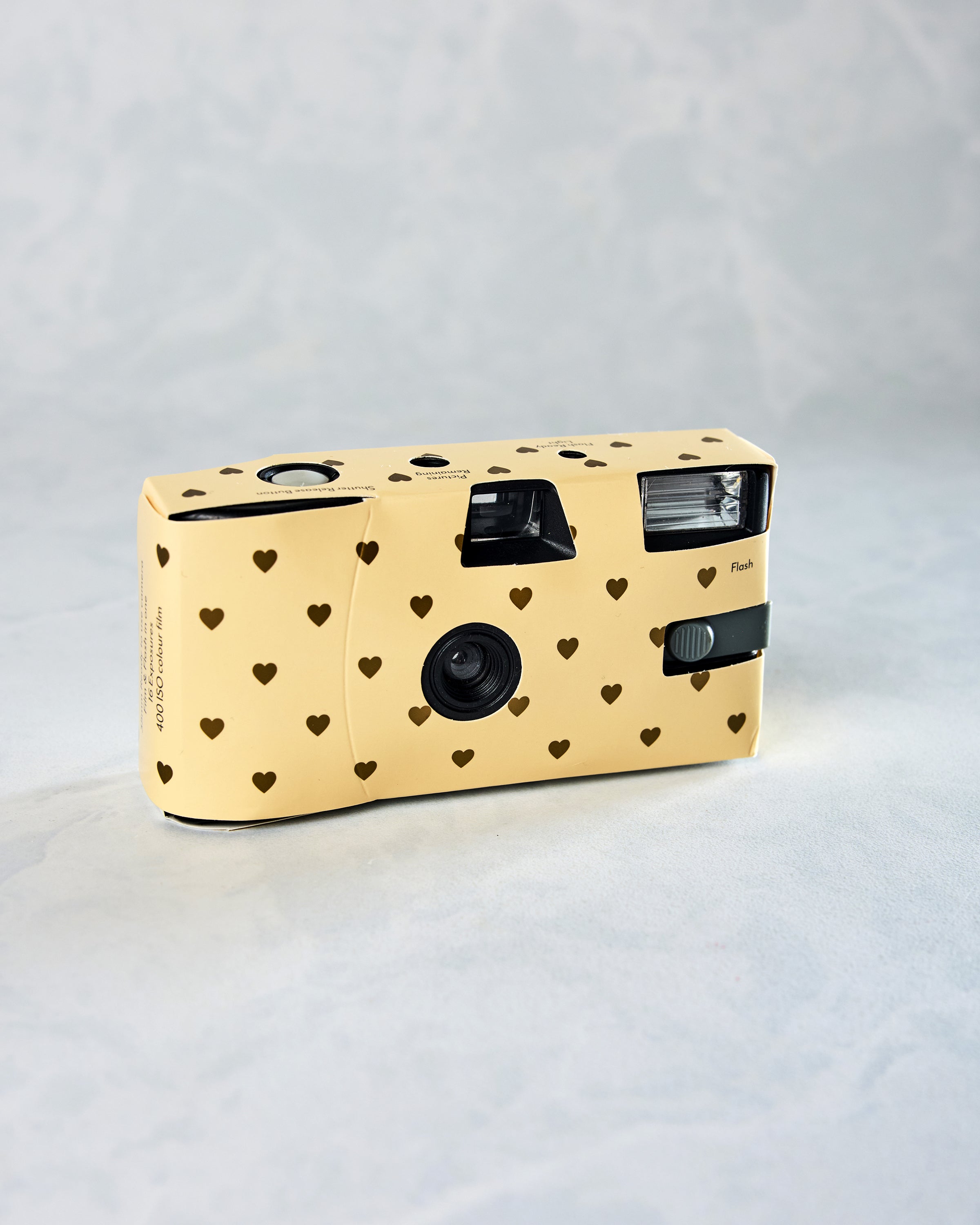 Gold Heart - Disposable Camera with Flash - Weddingstar Inc.