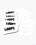 White - Loops Dew Cloud Face Mask - Loops
