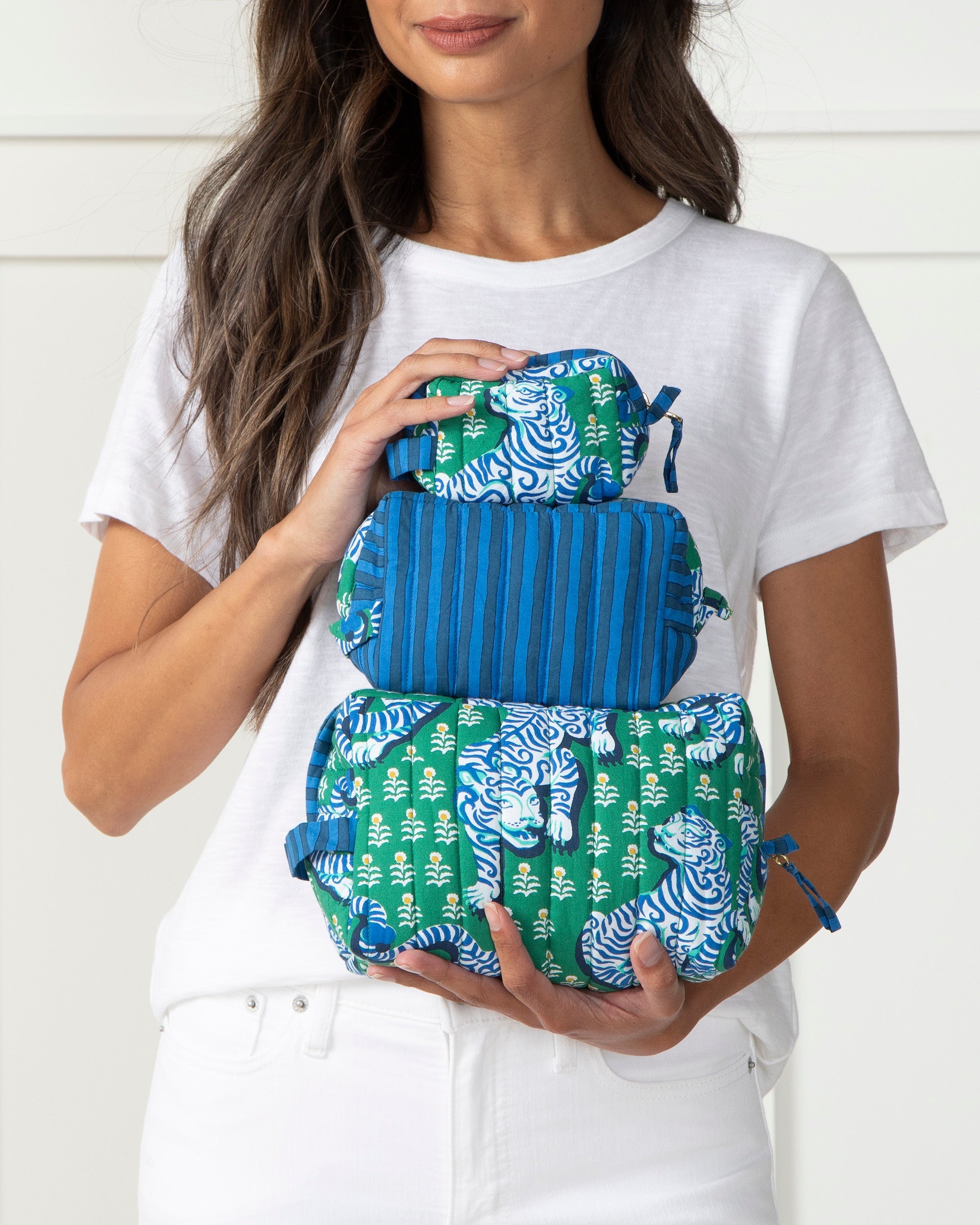 Tiger Queen - Three's Best Pouch Set - Jade