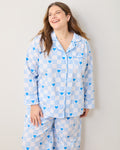 Checkered Hearts - Long PJ Set - Blue Eyes