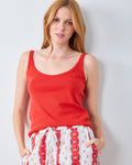 Solid - Esme Tank - Red Lip