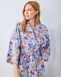 Peckish Pastries - Long Robe - Lavender Lovebird