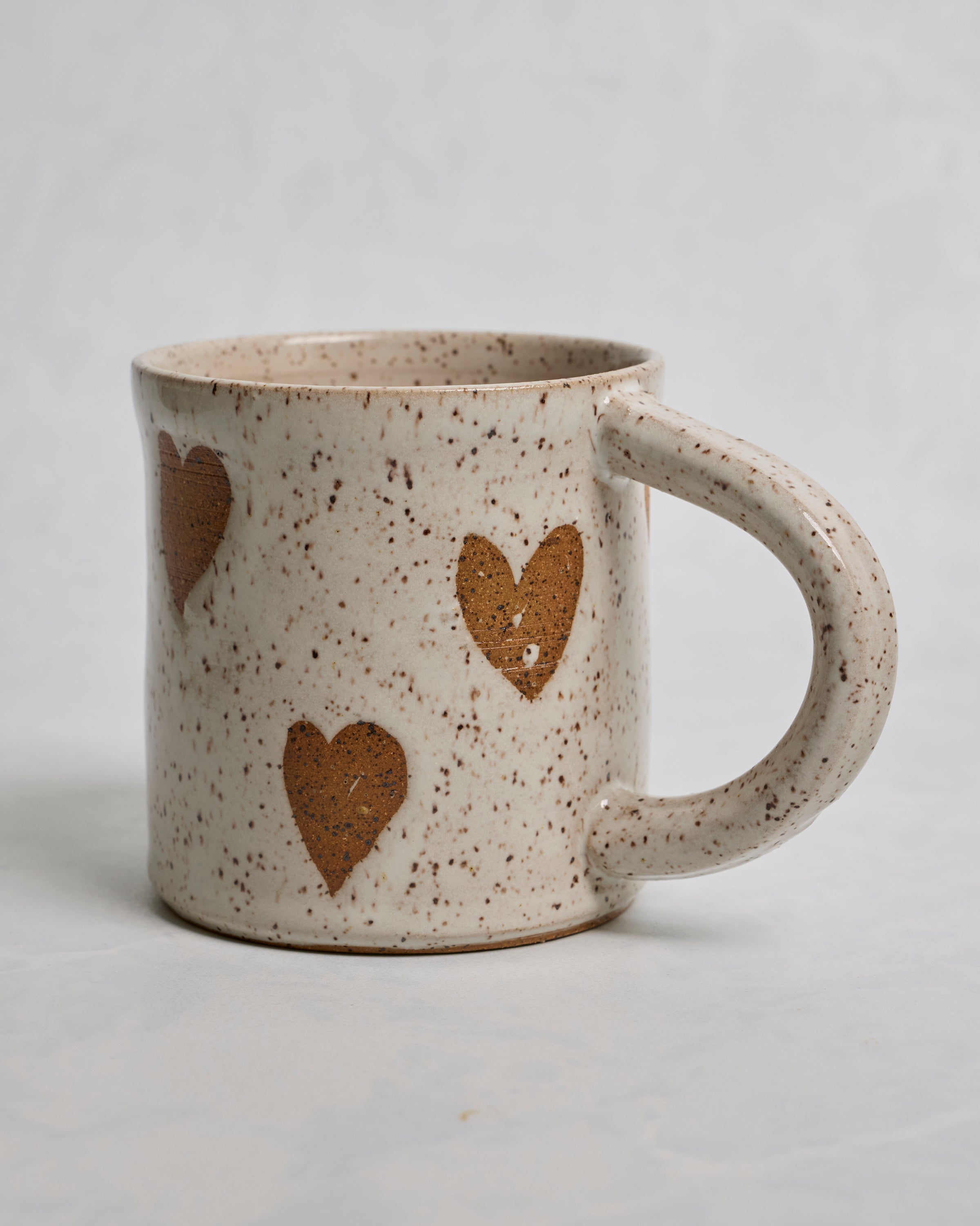 Handmade Ceramic Mug – Heart - Sarah Mennell Ceramics