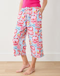 Vintage Cakes - Ruffle Cropped Pants - Blue Buttercream