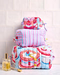 Vintage Cakes - Three's Best Pouch Set - Blue Buttercream